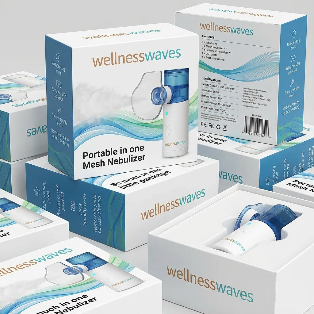 WellnessWaves Aerogya Veda Nebulizer